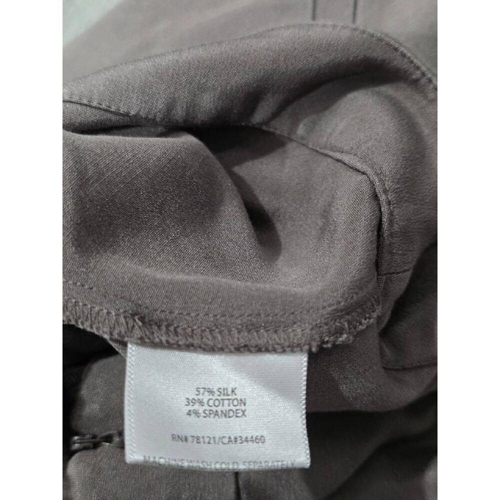Elieen Fisher women pull on slim-fit ankle pants Brown Sz 6 A005202 - Picture 12 of 14